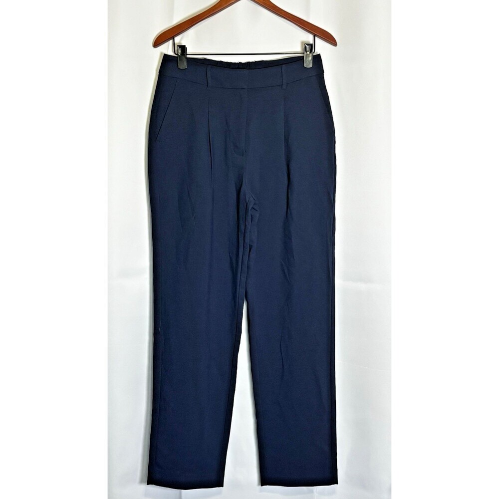 Old Navy Extra High Waisted Taylor Straight Trouser-Navy-Size M-NWOT